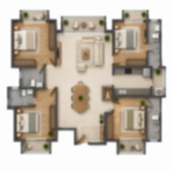 Sattva Uttari 4 BHK · indicative floor plan Sattva Uttari 4 BHK · indicative floor plan